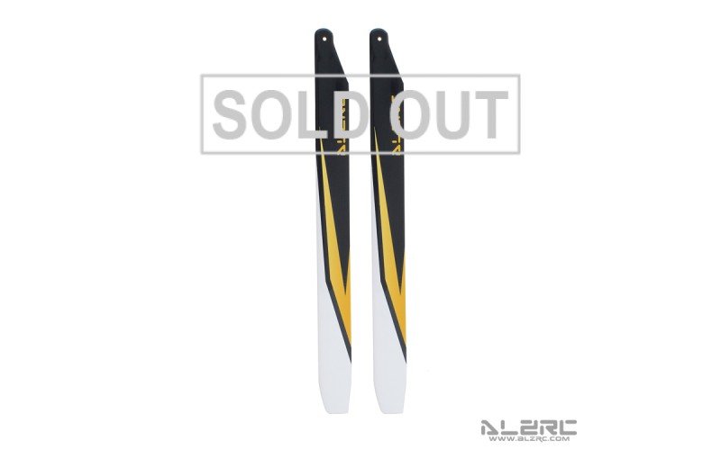Carbon Fiber Blades - 380mm - Sport - Golden